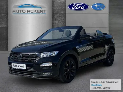 Usata VW T-Roc Cabriolet R-line 150 CV (110 kW) 2021 Nero Cabrio