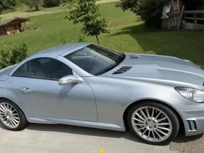 Gebraucht Mercedes SLK55 AMG AMG 360 PS (264 kW) 2005 Silber Cabrio