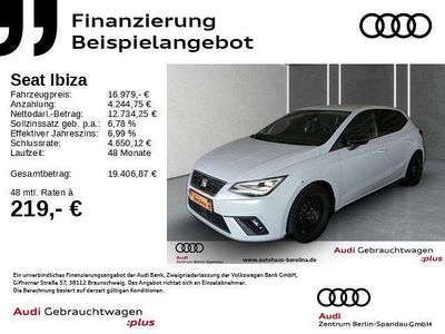 Gebraucht Seat Ibiza Black Edition 110 PS (80 kW) 2022 Weiß Kleinwagen