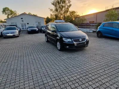 Gebraucht VW Touran Highline 170 PS (125 kW) 2008 Schwarz Van / Kleinbus
