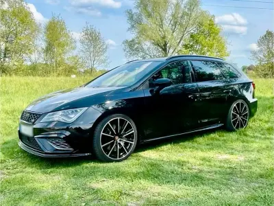 Brugt Seat Leon ST 4Drive 300 HK (220 kW) 2020 Sort Stationcar