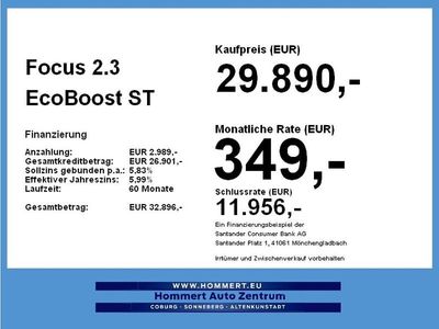 Gebraucht Ford Focus ST 280 PS (205 kW) 2023 Frostweiß (metallic) Limousine