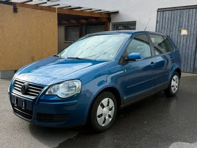 Käytetty VW Polo 64 HP (47 kW) 2007 Sininen Viistoperä