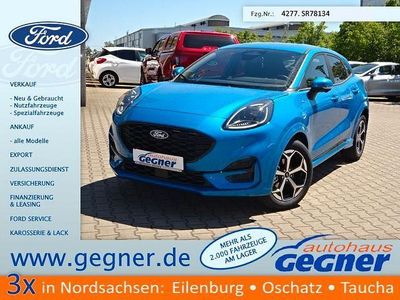 Neu Ford Puma ST-Line 125 PS (91 kW) 2025 Digital aqua blue metallic SUV