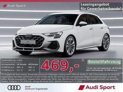 Arkonaweiß Neu 2025 Audi S3 Sport Limousine | 48.850 € (Fairer Preis)