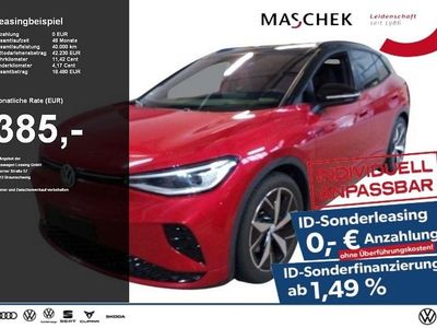 Kings red metallic schwarz Gebraucht 2024 VW ID.4 GTX SUV | 40.640 € (Guter Preis)