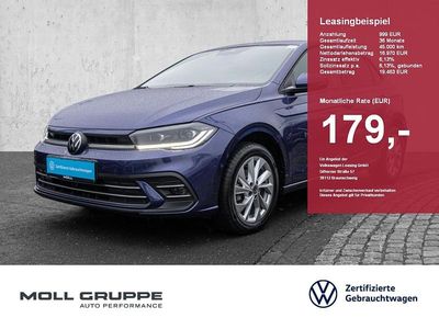 Gebraucht VW Polo Style 95 PS (69 kW) 2022 Vibrant violet (metallic) Kleinwagen