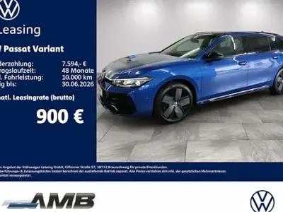 Neu VW Passat R-line 193 PS (141 kW) 2026 Reef blue metallic grenadillsc Kombi