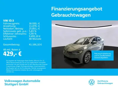 Gebraucht VW ID.5 Pro Performance 150 kW (204 PS) 2023 SUV