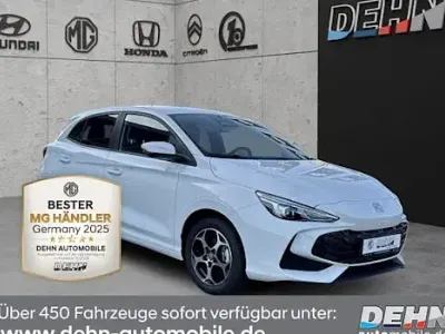 Begagnad MG MG3 Luxury 195 HK (143 kW) 2025 Vit Halvkombi