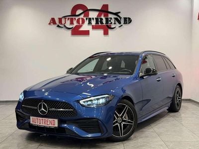 Usata Mercedes C300 AMG line 265 CV (194 kW) 2022 Blu Berlina