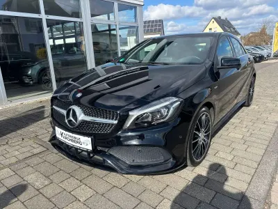 Begagnad Mercedes A200 156 HK (114 kW) 2017 Svart Sedan