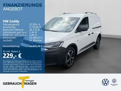 Neu VW Caddy PanAmericana 102 PS (75 kW) 2026 Weiß Van / Kleinbus
