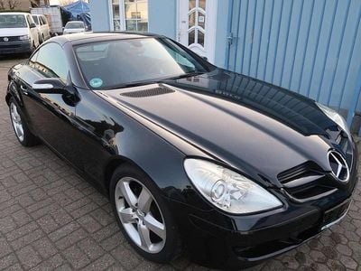 Gebraucht Mercedes SLK200 163 PS (119 kW) 2006 Obsidianschwarz  metalliclack Cabrio