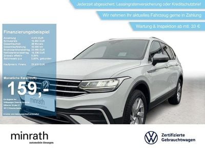 Weiß Gebraucht 2022 VW Tiguan Allspace Life SUV | 23.910 € (Guter Preis)