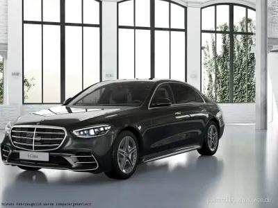 Neu Mercedes S350 AMG 457 PS (336 kW) 2025 Grafitgrau  lack Limousine