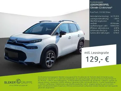 Gebraucht Citroën C3 Aircross Shine 110 PS (80 kW) 2023 Weiß SUV