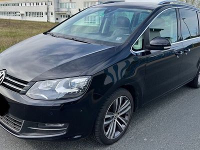 gebraucht VW Sharan 2.0TSI DSG LPG Gas Panorama Leder voll Ausstatt