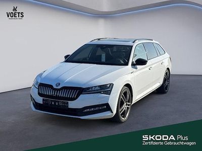 Gebraucht Skoda Superb SportLine 218 PS (160 kW) 2022 Weiß Kombi