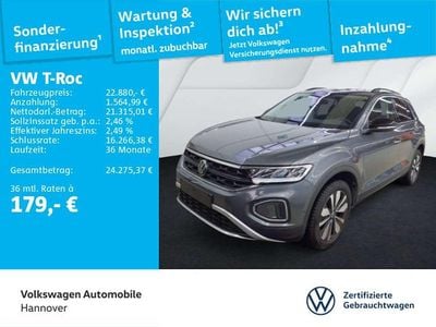 Gebraucht VW T-Roc Goal 116 PS (85 kW) 2025 Indiumgrau metallic SUV