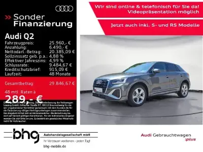 Gebraucht Audi Q2 S-Line 116 PS (85 kW) 2025 Grau SUV