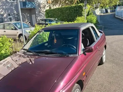 Gebraucht Ford Escort Cabriolet 105 PS (77 kW) 1996 Violet Cabrio