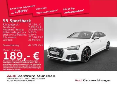 Gebraucht Audi S5 Sportback Ambiente 341 PS (250 kW) 2023 Ibisweiß Kleinwagen
