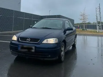 Gebraucht Opel Astra 101 PS (74 kW) 1999 Blau Coupé