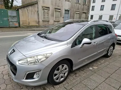 Gebraucht Peugeot 308 SW 113 PS (83 kW) 2012 Silber Kombi