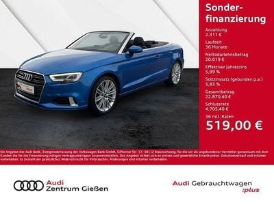 Gebraucht Audi A3 Cabriolet Sport 150 PS (110 kW) 2018 Blau Cabrio