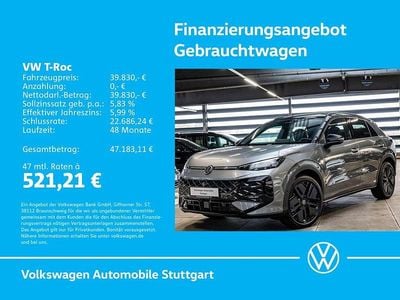 Gebraucht VW T-Roc R-line 150 PS (110 kW) 2026 Wolf grey metallic/schwarz SUV