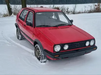 Brugt VW Golf II 98 HK (72 kW) 1991 Rød Hatchback