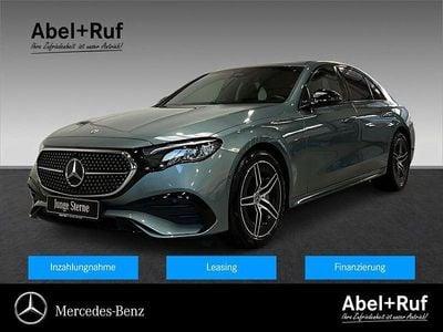 Gebraucht Mercedes E200 AMG 204 PS (150 kW) 2024 Metalliclack verdesilber (metallic) Limousine