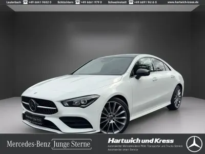 Gebraucht Mercedes CLA220 AMG line 190 PS (139 kW) 2023 Polarweiss  unilack Coupé