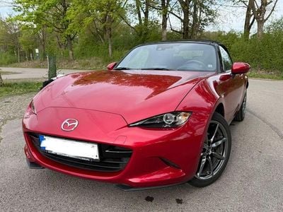 Second-hand Mazda MX5 Exclusive-Line 160 CP (117 kW) 2016 Roșu Cabrio