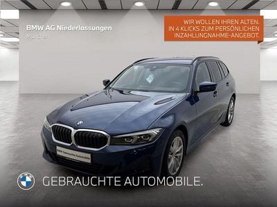 Blau Gebraucht 2022 BMW 320 Shadowline Kombi | 29.502 € (Fairer Preis)