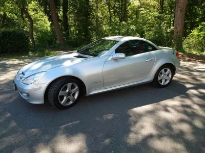 Gebraucht Mercedes SLK200 163 PS (119 kW) 2004 Silber Cabrio