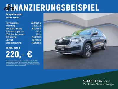 Gebraucht Skoda Kodiaq Ambition 150 PS (110 kW) 2022 Grau SUV