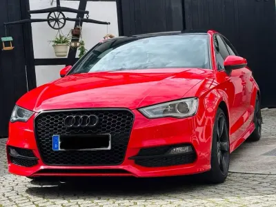 Brugt Audi A3 S-Line 150 HK (110 kW) 2015 Rød Sedan
