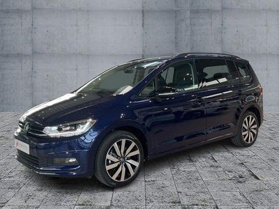 Neu VW Touran Highline 150 PS (110 kW) 2025 Blau Van / Kleinbus