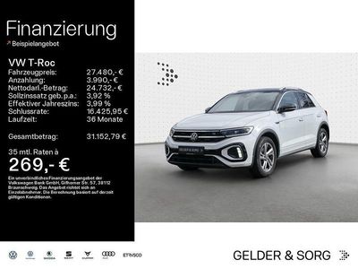 Gebraucht VW T-Roc R-line 150 PS (110 kW) 2023 Pure white SUV