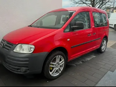 Gebraucht VW Caddy 75 PS (55 kW) 2006 Rot Van / Kleinbus