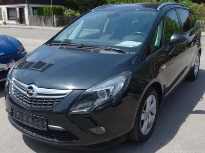 Gebraucht Opel Zafira Tourer drive 120 PS (88 kW) 2016 Graphitschwarz/carbon flash/mi Van / Kleinbus