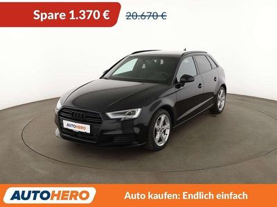 Gebraucht Audi A3 Sport 150 PS (110 kW) 2019 Mythosschwarz Limousine