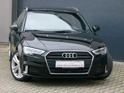Używany Audi A3 S-Line 150 KM (110 kW) 2019 Czarny Sedan/Limuzyna