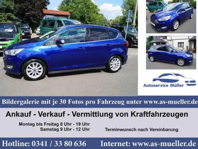 Gebraucht Ford C-MAX 125 PS (91 kW) 2018 Blau Van / Kleinbus