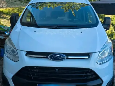 Gebraucht Ford Transit Custom 125 PS (91 kW) 2014 Weiß Van / Kleinbus