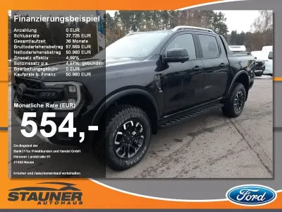 Neu Ford Ranger Wildtrack 205 PS (150 kW) 2026 Schwarz Pickup