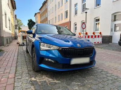Gebraucht Skoda Scala 90 PS (66 kW) 2020 Blau Kleinwagen