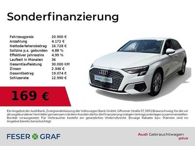 Gebraucht Audi A3 Business 204 PS (150 kW) 2022 Weiß Limousine